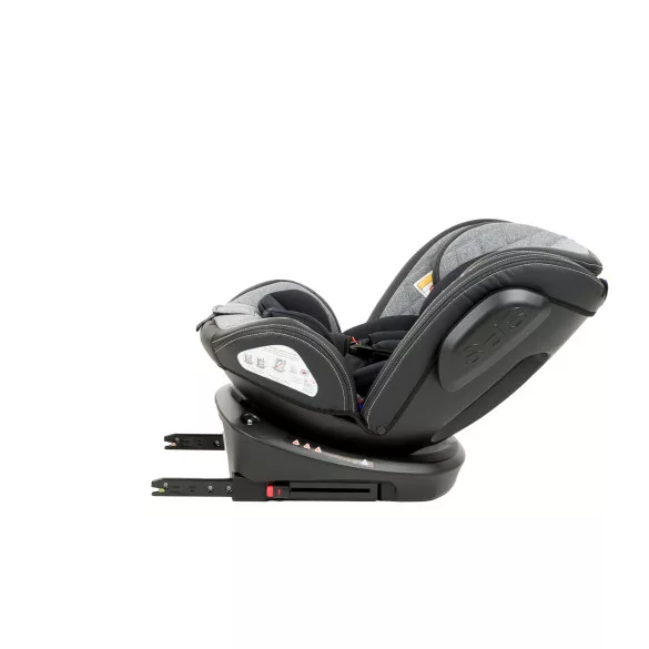 Kikkaboo gyerekülés Stark 360 Isofix 0-36 kg 2023 világosszürke