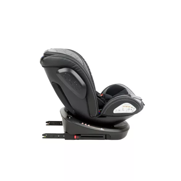 Kikkaboo gyerekülés Stark 360 Isofix 0-36 kg 2023 világosszürke