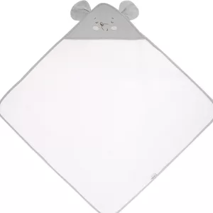 Kikkaboo fürdõlepedõ kapucnis 90x90cm egeres szürke