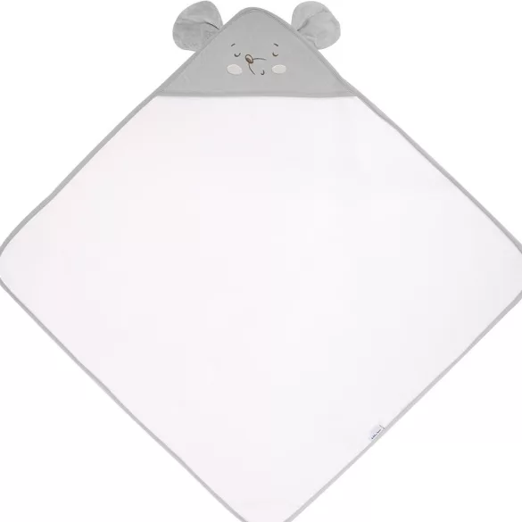 Kikkaboo fürdõlepedõ kapucnis 90x90cm egeres szürke