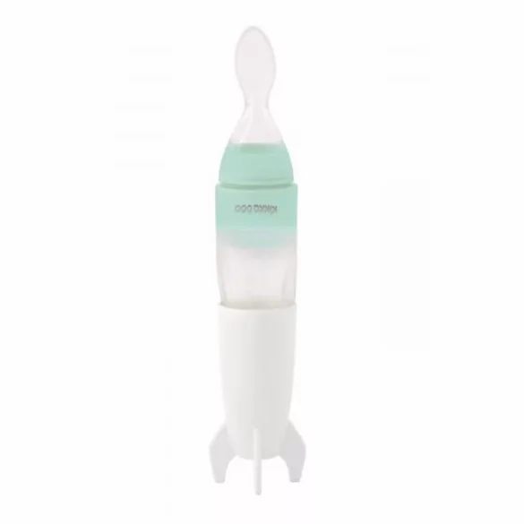 Kikkaboo babaetetõ  szilikonos kanállal  90 ml  rocket menta