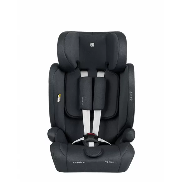 Kikkaboo gyerekülés i-Cross Top tether i-Size Isofix 76-150 cm sötétszürke