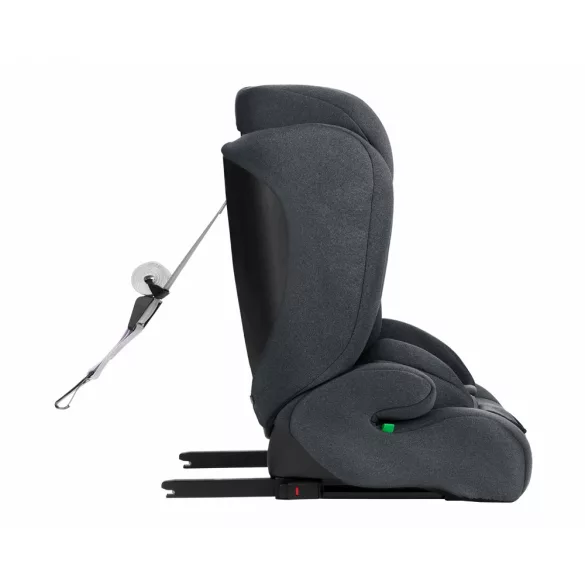 Kikkaboo gyerekülés i-Cross Top tether i-Size Isofix 76-150 cm sötétszürke