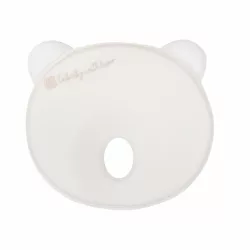   Kikkaboo párna - laposfejûség elleni memóriahabos ergonomikus Airknit  maci fehér