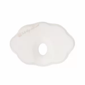 Kikkaboo párna - laposfejûség elleni memóriahabos ergonomikus Airknit  felhõ fehér