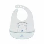 Kikkaboo elõke szilikon Bear with Me kék