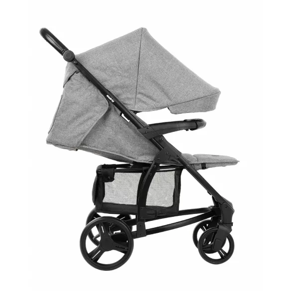 Kikkaboo babakocsi 3in1 Madrid 2020 melanzs sötétszürke