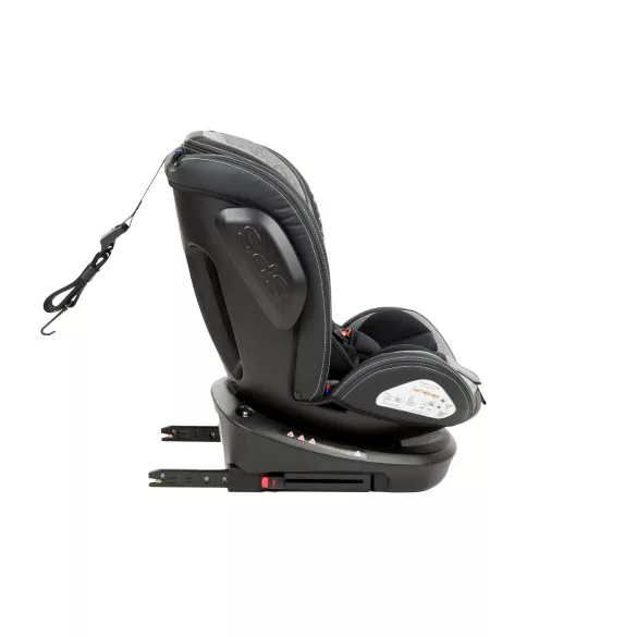 Kikkaboo gyerekülés Stark 360 Isofix 0-36 kg 2023 világosszürke