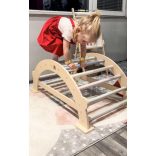 Moni Toys Pikler Fa Montesszori mászóhíd - Natur