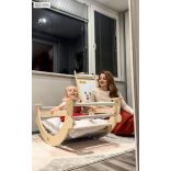 Moni Toys Pikler Fa Montesszori mászóhíd - Natur