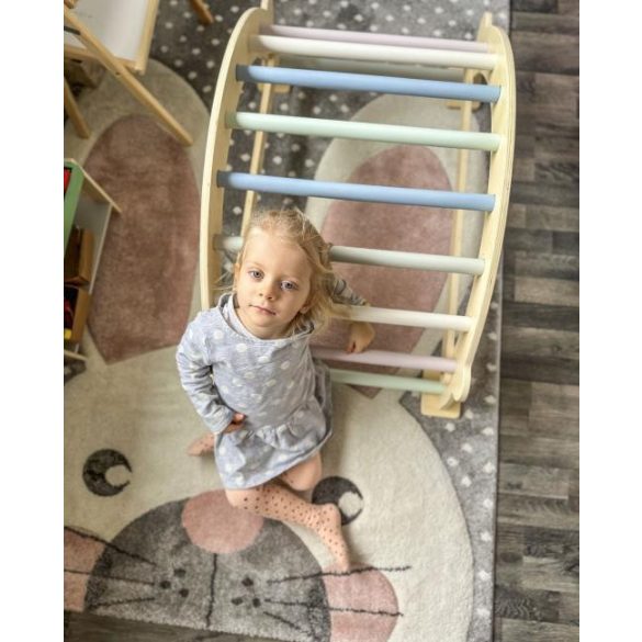 Moni Toys Pikler Fa Montesszori mászóhíd - Natur