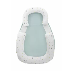 Kikkaboo babapozicionáló memóriahabos hypoallergén legurulás gátlós 60x40x8cm Menta háromszögek