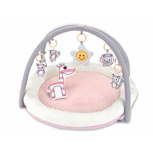 Kikkaboo Soft Touch játszószõnyeg - Rózsaszín zsiráf