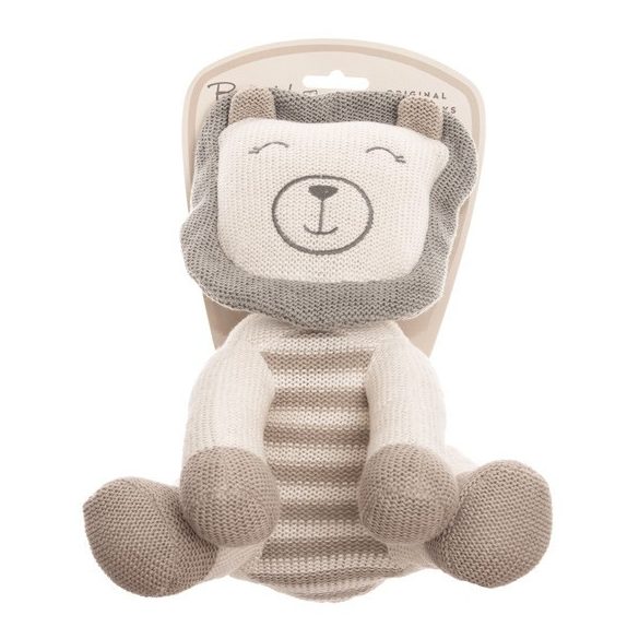 Baby Hug - Kötött oroszlán - 24 cm