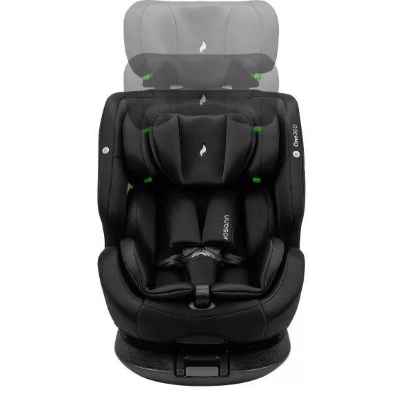 Osann gyerekülés One360 i-Size Isofix 40-150 cm fekete
