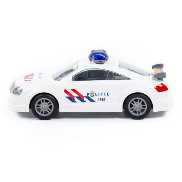 POLESIE műanyag rendőr sportautó FEHÉR
