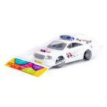 POLESIE műanyag rendőr sportautó FEHÉR