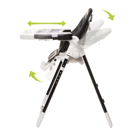 4BABY Decco etetőszék - Black