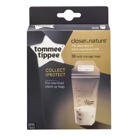 Tommee Tippee anyatejtároló fagyasztózacskó CTN 350ml 36 db