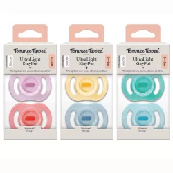 Tommee Tippee játszócumi Ultra Light 2 db 0-6 hó