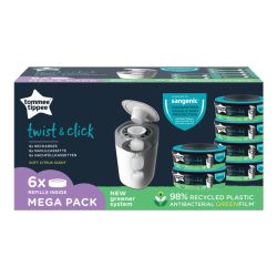   Tommee Tippee Twist & Click és Sangenic pelenkatároló utántöltő Citrus 6 db