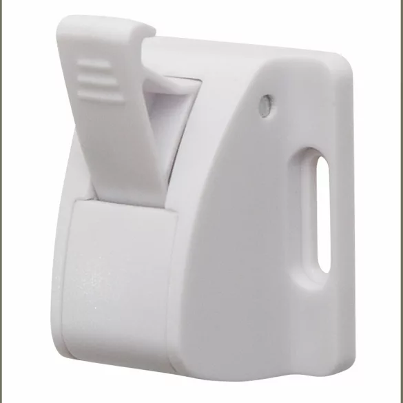 Clippasafe Mágneses fiók-, és szekrényzár 2db  1 kulcs fehér 71/4