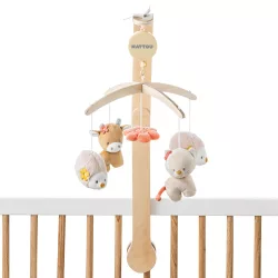   Nattou zenélõ-forgó plüss fa állvánnyal Mila, Zoe and Lana