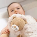 Nattou játék plüss 30cm Flo, Ernest and Oli - Ernest, az oroszlán