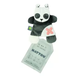   Nattou szundikendõ plüss hideg/meleg terápiás gélpárnával BuddieZzz panda