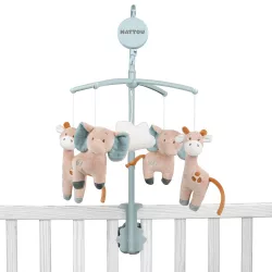 Nattou zenélõ-forgó plüss Luna and Axel