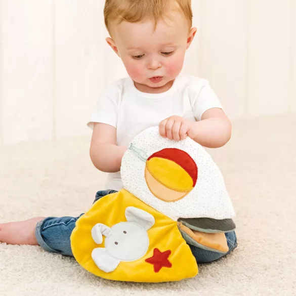 Nattou játékkönyv plüss készségfejlesztõ Luna and Axel