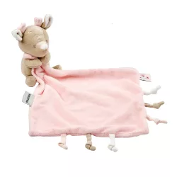 Nattou szundikendõ FANFAN Doudou 27*27cm õzike pink
