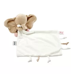 Nattou szundikendõ FANFAN Doudou 27*27cm elefánt fehér