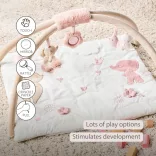 Nattou játszószõnyeg játékívvel FANFAN fehér - pink