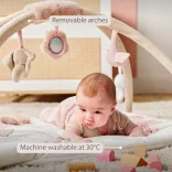 Nattou játszószõnyeg játékívvel FANFAN fehér - pink