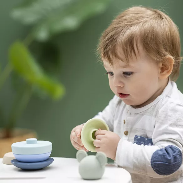 Nattou játék szilikon keljfeljancsi fiús