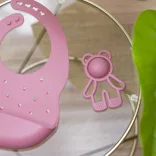 Nattou rágóka szilikon Pop-it málna