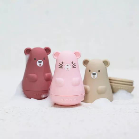 Nattou fürdõjáték szett spiccelõs 3db lányos