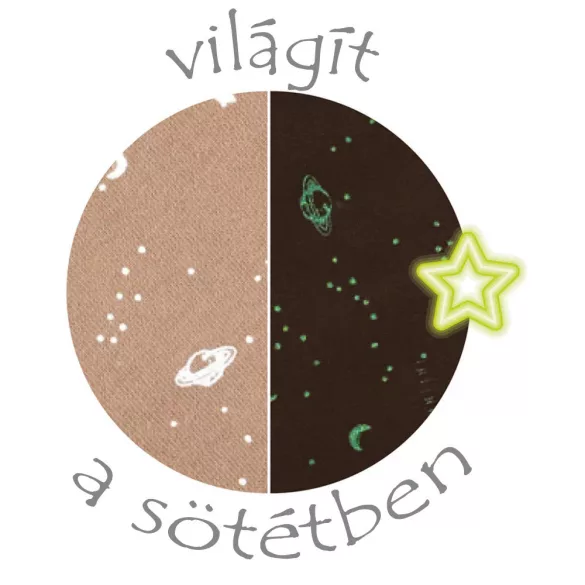 Nattou szundikendõ plüss foszforeszkáló Lapidou Maxi - Nyúl mocha