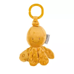   Nattou felhúzós rezgõ játék plüss Lapidou - Octopus okker