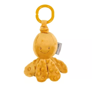 Nattou felhúzós rezgõ játék plüss Lapidou - Octopus okker