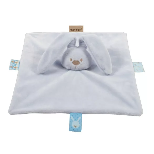 Nattou szundikendõ plüss Lapidou - Nyúl kék