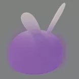 Nattou éjjeli fény szilikon nyuszi