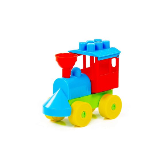 POLESIE műanyag mozdony SZÍNES