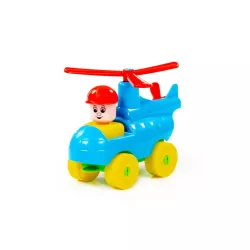 POLESIE műanyag helikopter KÉK