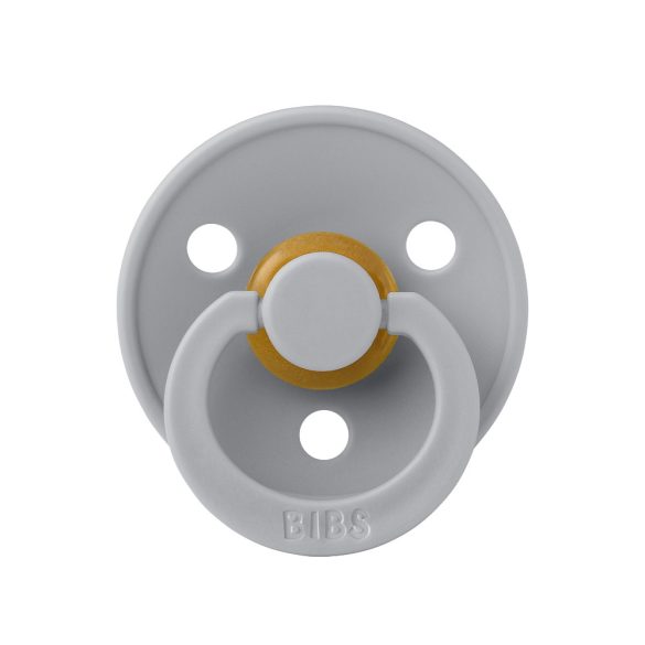 BIBS játszócumi - Colour natúr kaucsuk 0-6 hó delfin 1 db tasakban