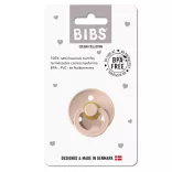 BIBS játszócumi - Colour natúr kaucsuk 6-18 hó púderrózsaszín 1 db tasakban