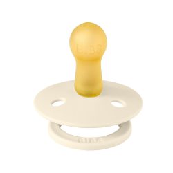   BIBS játszócumi - Colour natúr kaucsuk 6-18 hó krémfehér 1 db tasakban