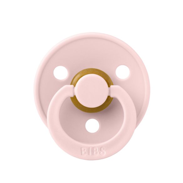 BIBS játszócumi - Colour natúr kaucsuk 6-18 hó cseresznyevirág 1 db tasakban