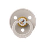 BIBS játszócumi - Studio Méhecske Colour natúr kaucsuk 6-18 hó gombaba 1db tasakban